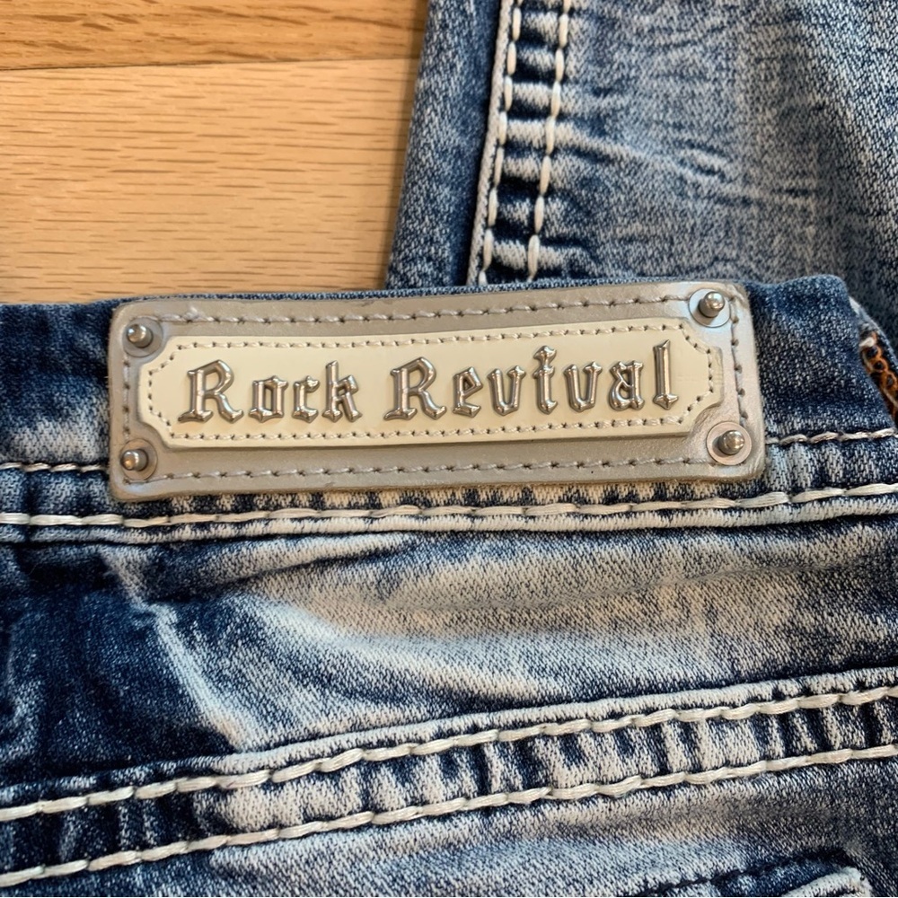 Rock Revival Cambria Easy‎ Ankle Skinny Jeans Women’s Size 28 - Picture 3 of 14